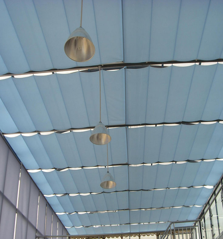 Superior Quality Blackout Motorized Sunscreen Skylight Blinds Fabric Window Decoration Modern Horizontal Pattern All-season - Image 2