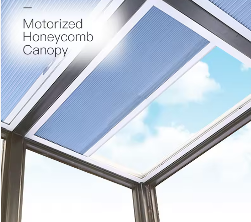 Horizontal House Roof Window Motorized Decorative Blackout Waterproof Skylight Blinds Skylight Blinds Motor