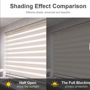 Tubular Motorized Zebra Blinds