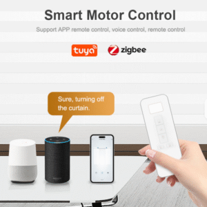 Tubular Motorized Zebra Blinds