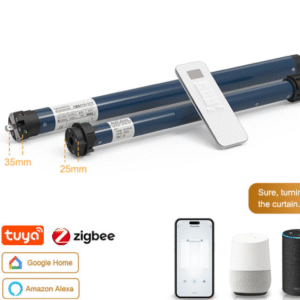 Tubular Motorized Zebra Blinds