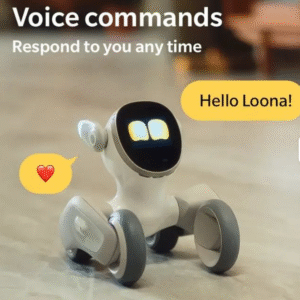 Intelligent WiFi Robot Dog for Pet Educational Entertainment with Remote Control and Voice Dialogue Programming