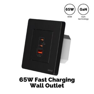 MOES Star Ring Fast Charging PD3.0 GaN Wall Electrical Outlet