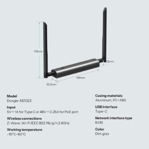 SONOFF Z-Wave 800 PoE Dongle Max Dongle-MZG23