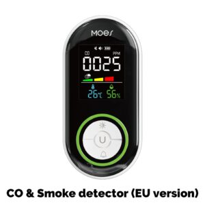 MOES NA503E 4-in-1 EU Plug Smoke and CO Alarm