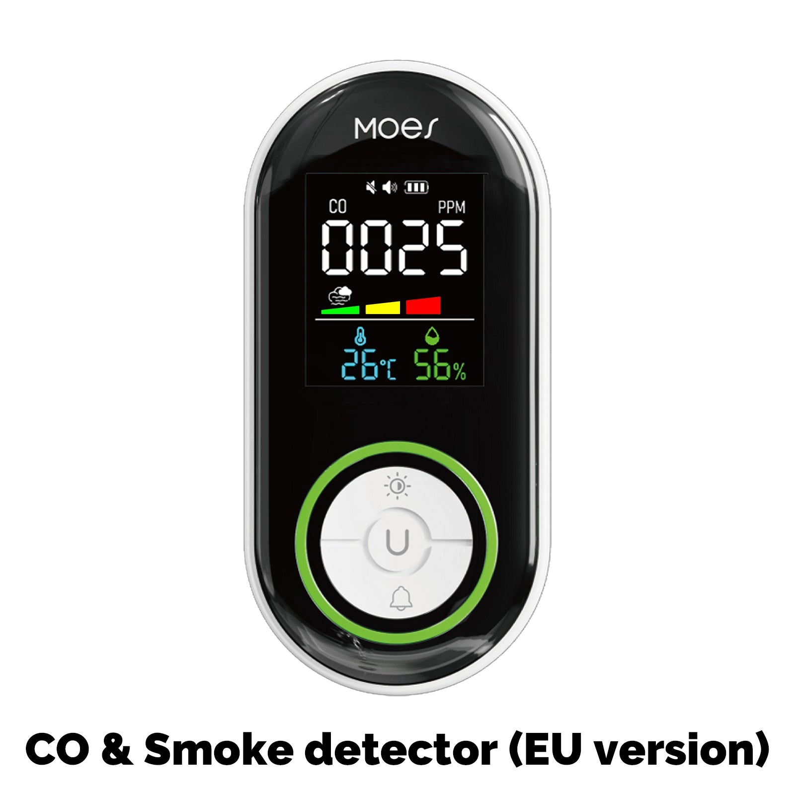 MOES NA503E 4-in-1 EU Plug Smoke and CO Alarm