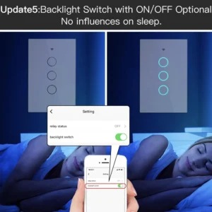 Tuya Zigbee Wi-Fi Smart Touch Light Wall Switch
