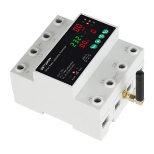Tuya WiFi 3-Phase 4P 100A Voltage Protector Meter Switch