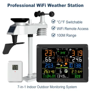 Professional WiFi Weather Station with 7-in-1 Sensor