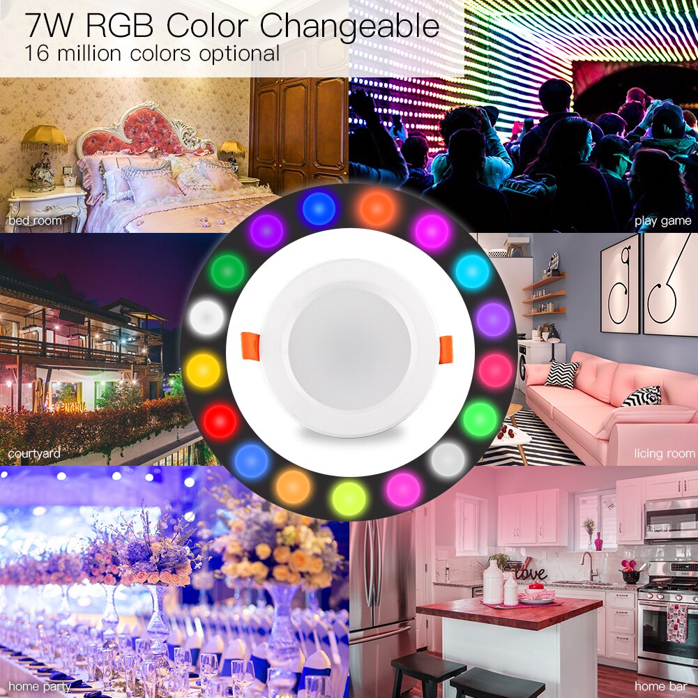 MOES WiFi Smart LED Dimmable RGB Downlight 7W