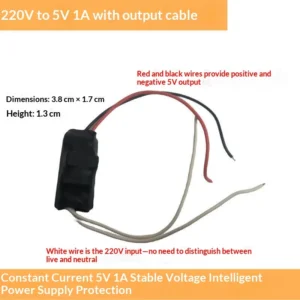 AC-to-DC Power Supply Module 220V to 5V 1A Precision Constant-Current for Sensors