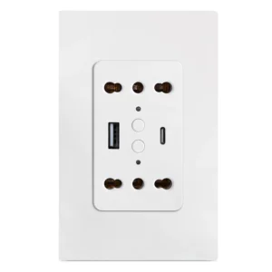 Smart Tuya Wi-Fi Outlet with USB and Voice Control