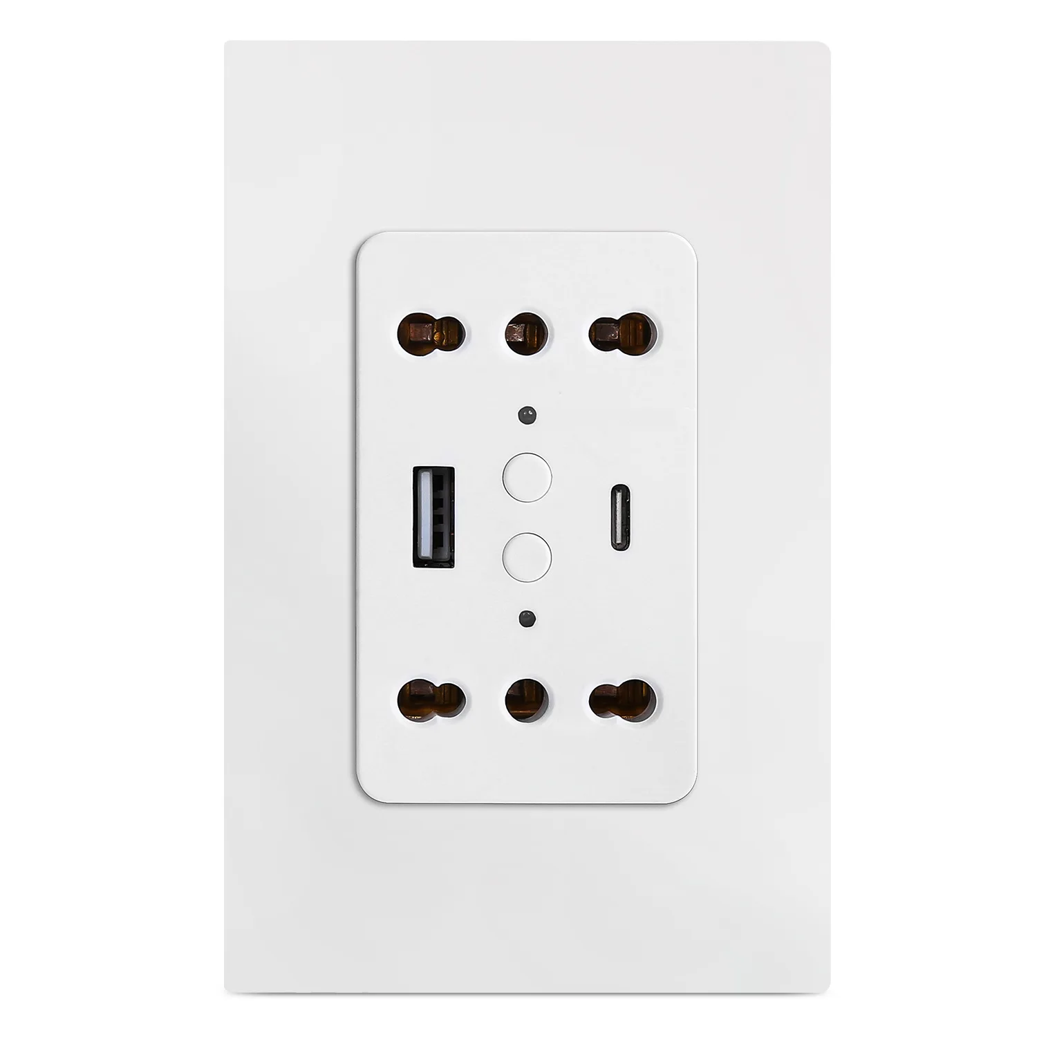 Smart Tuya Wi-Fi Outlet with USB and Voice Control