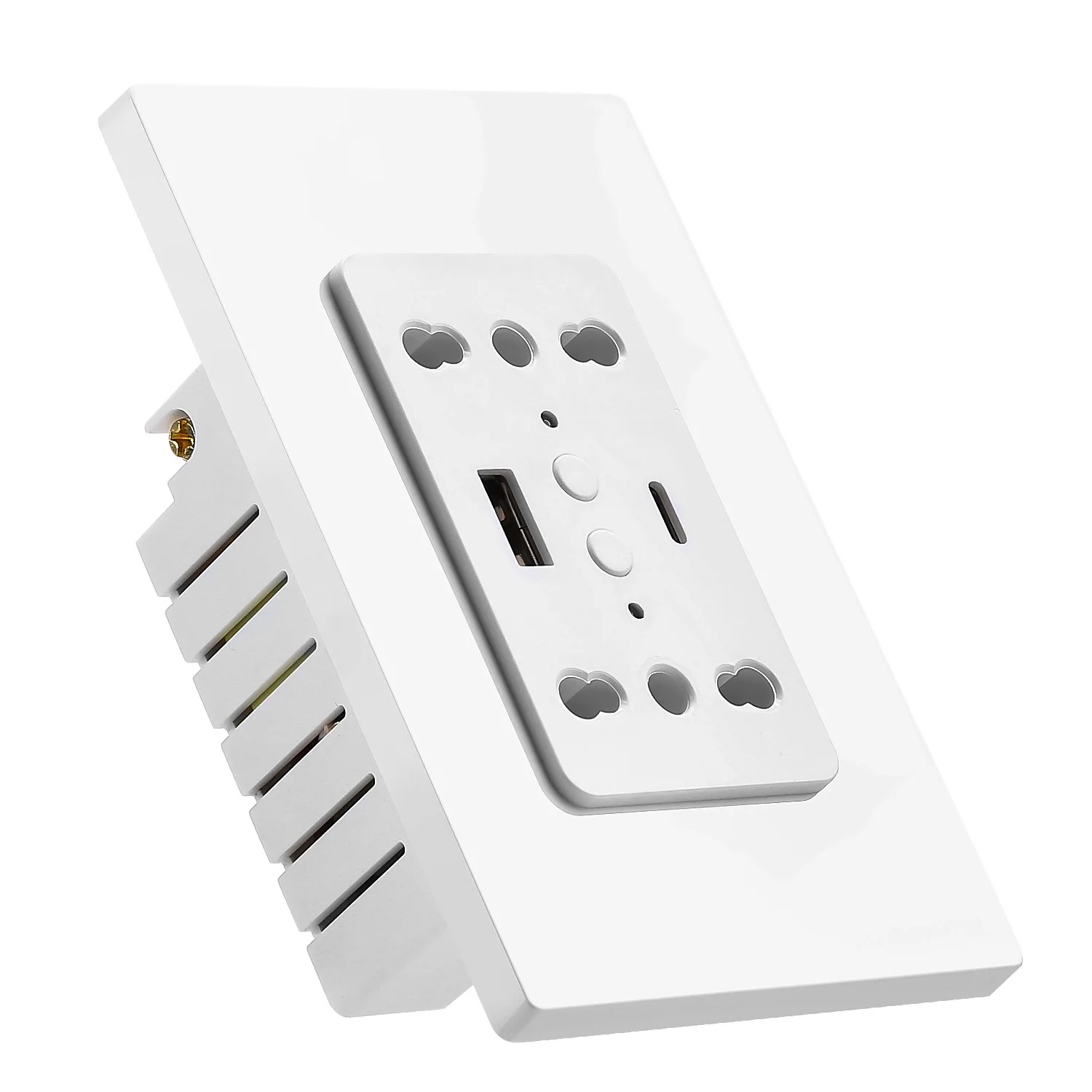 Smart Tuya Wi-Fi Outlet with USB and Voice Control