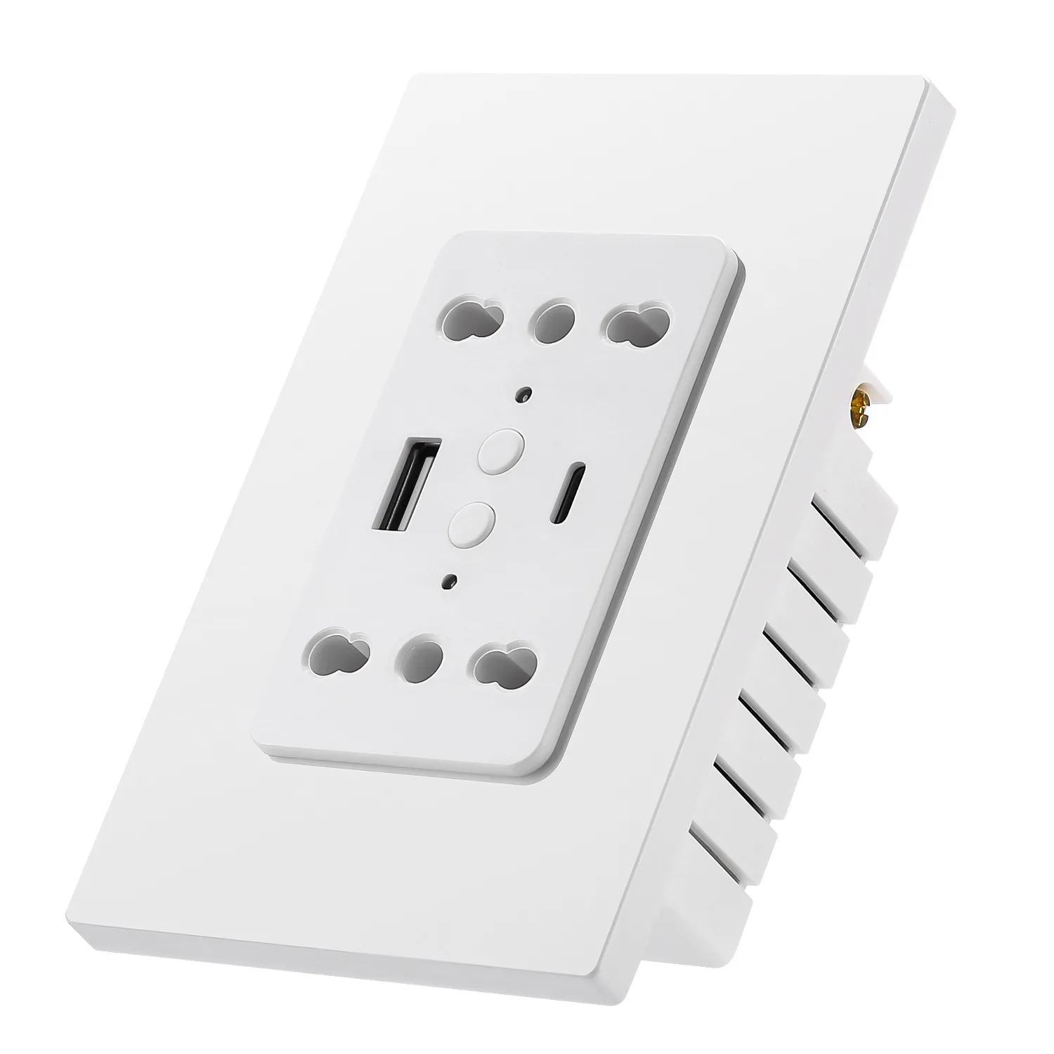 Smart Tuya Wi-Fi Outlet with USB and Voice Control