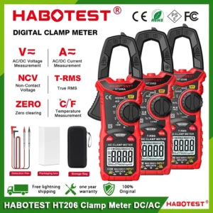 Digital Clamp Meter 600A AC/DC Multimeter Voltage Tester