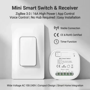 Self-Powered Wireless Remote Wall Smart Switch