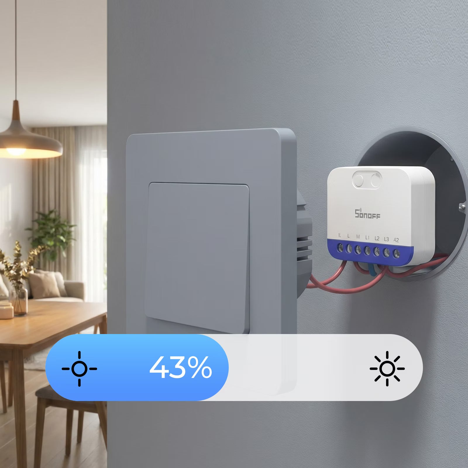 SONOFF MINI-DIM Extreme Matter Over Wi-Fi Dimmer Switch