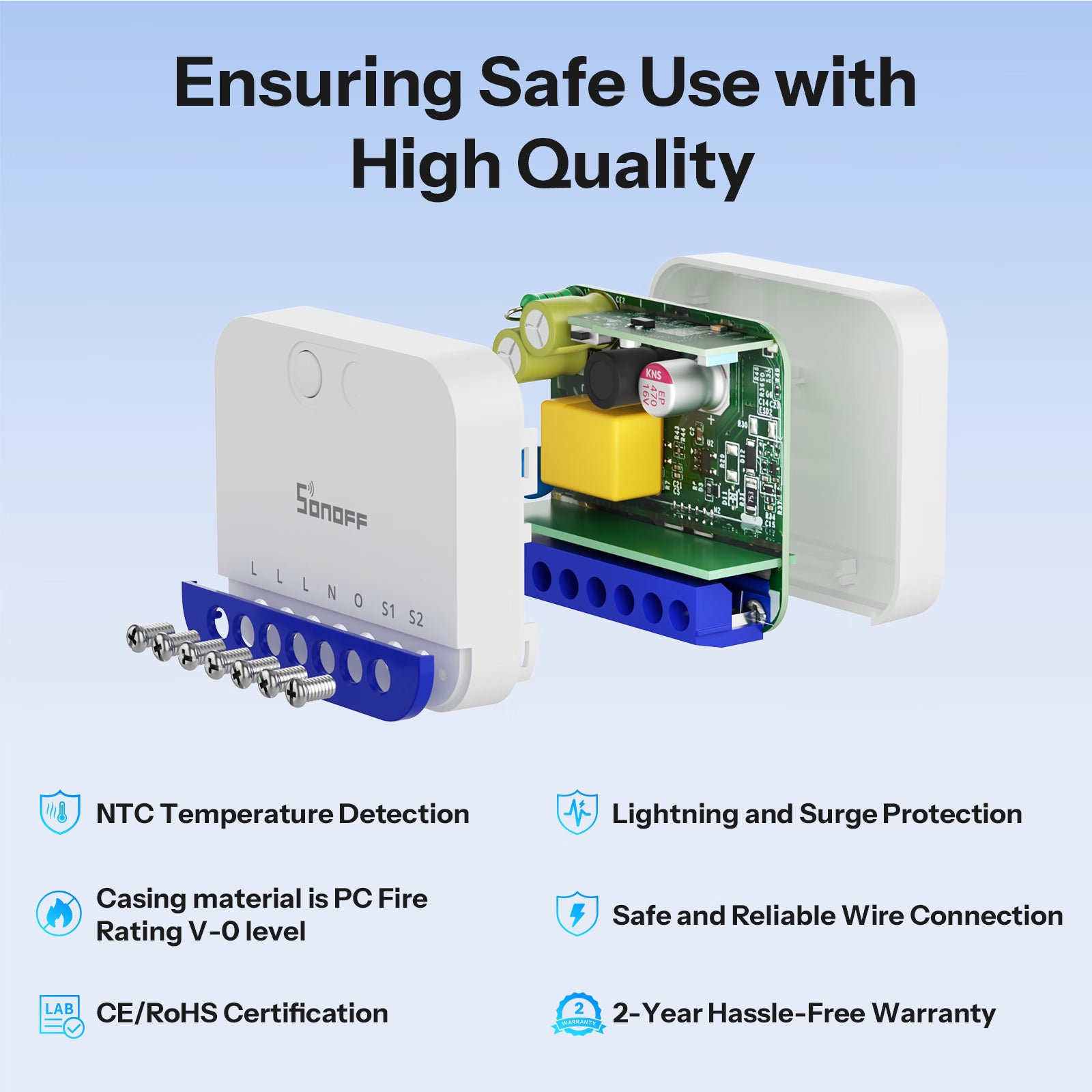 SONOFF MINI-DIM Extreme Matter Over Wi-Fi Dimmer Switch