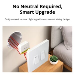 SONOFF MINI DUO-L 2-Gang Zigbee Smart Switch MINI-ZB2GS-L