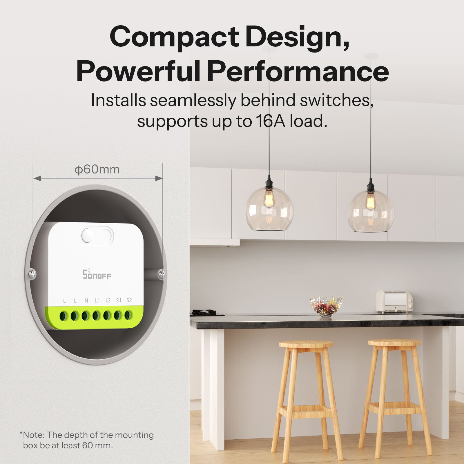 SONOFF MINI DUO 2-Gang Zigbee Smart Switch MINI-ZB2GS