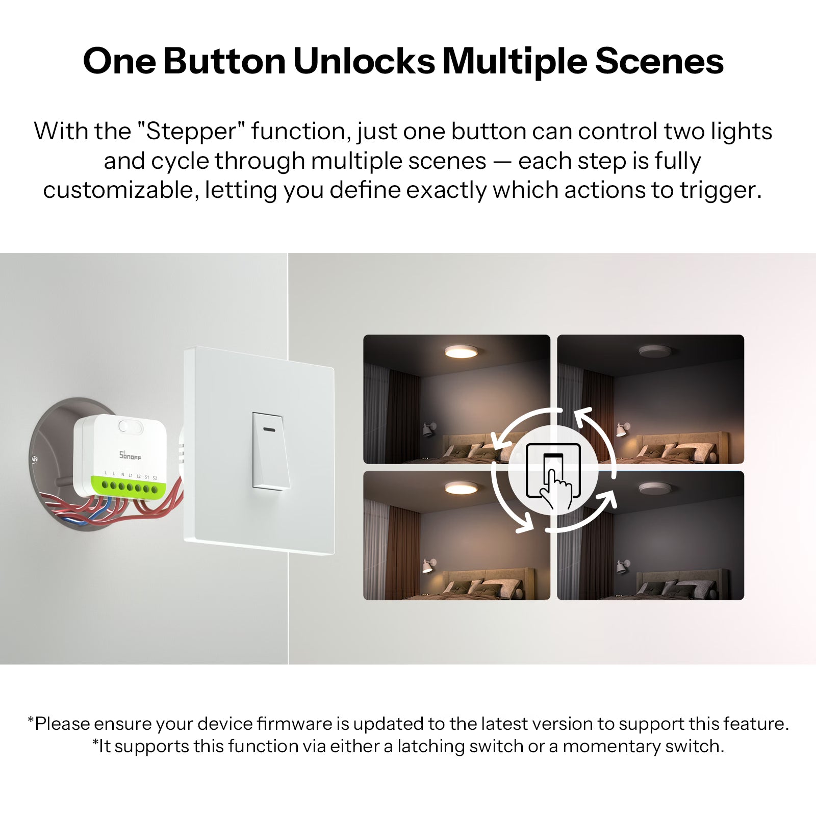 SONOFF MINI DUO 2-Gang Zigbee Smart Switch MINI-ZB2GS