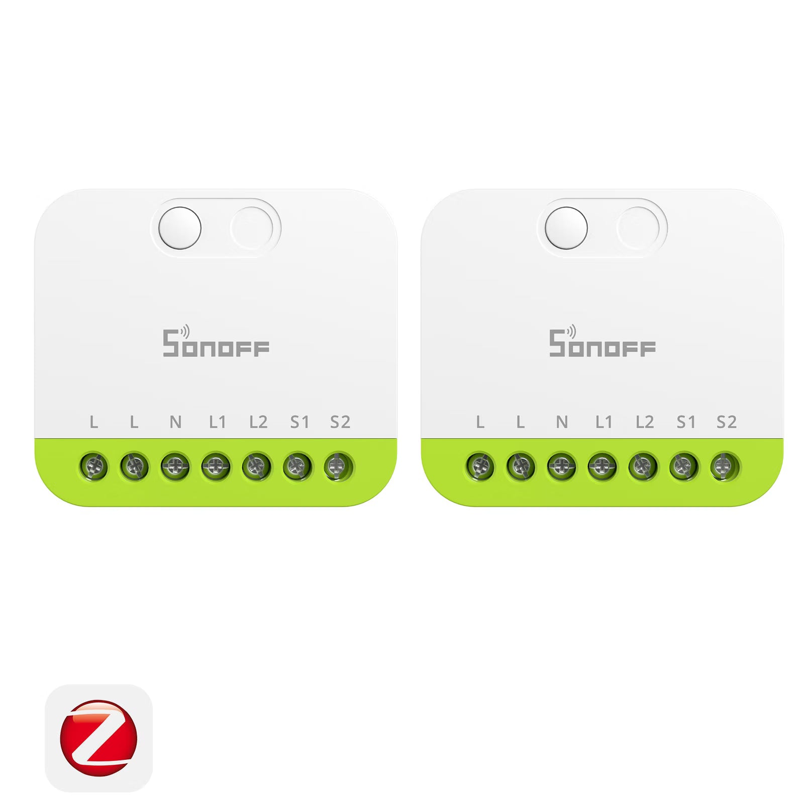 SONOFF MINI DUO 2-Gang Zigbee Smart Switch MINI-ZB2GS