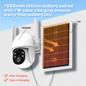 MOES 4G Solar Outdoor PTZ Security Camera