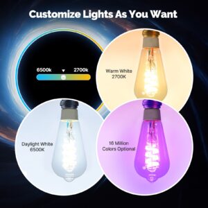 MOES Matter WiFi E27 Smart Edison LED Light Bulb