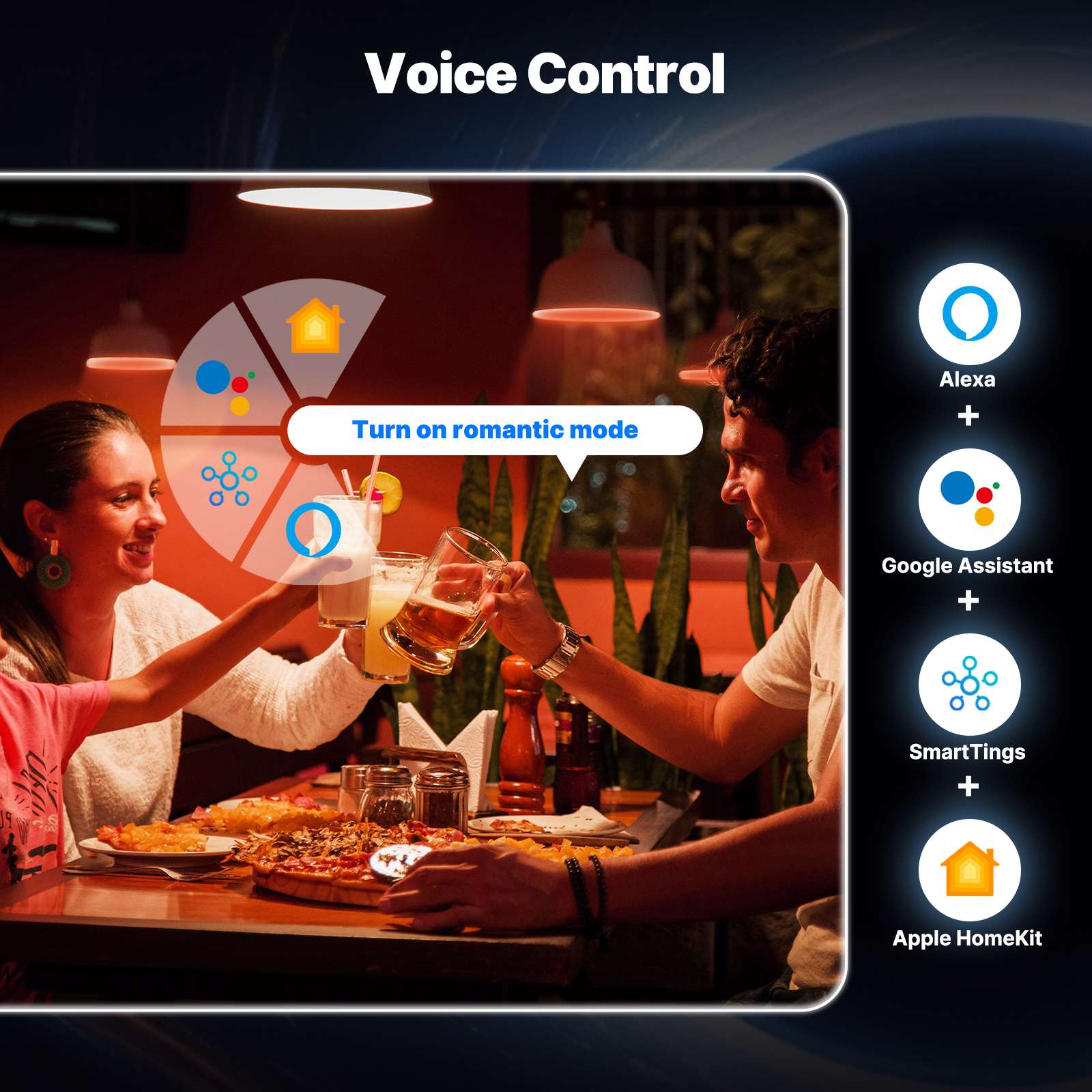 MOES Matter WiFi E27 Smart Edison LED Light Bulb