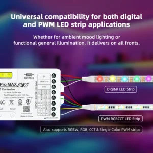 DOMRAEM DOM-ETH-815DM ESP32 Ethernet WiFi WLED LED Controller