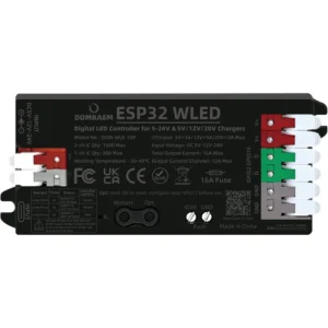 DOMRAEM ESP32 Digital WLED Controller for WS281X SK6812 RGBIC LED Strips