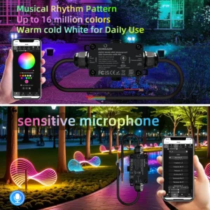 ESP32 WLED IP65 Waterproof Digital LED Controller with Microphone
