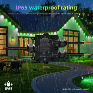 IP65 Waterproof ESP32 WLED 2CH LED Controller DOM-WLE-SFM