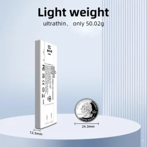 ESP32 WLED Addressable LED Strip Controller Ultra Thin 2CH