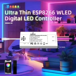 ESP8266 WLED Digital LED Strip Controller 2CH 12A Output