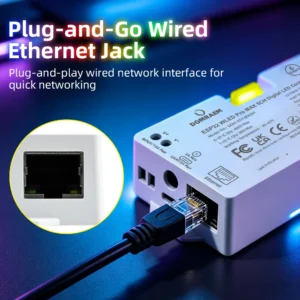 DOMRAEM ESP32 Pro MAX WLED 6CH Digital Pixel LED Controller