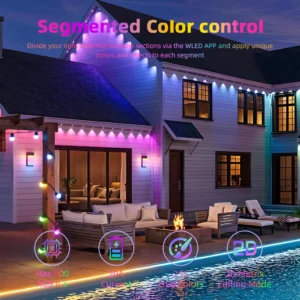 IP65 Waterproof ESP32 WLED 2CH LED Controller DOM-WLE-SFM