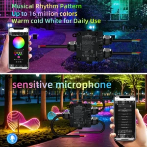 IP65 Waterproof ESP32 WLED 2CH LED Controller DOM-WLE-SFM