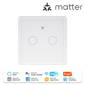 MOES Tuya Matter WiFi Smart Light Switch EU Version