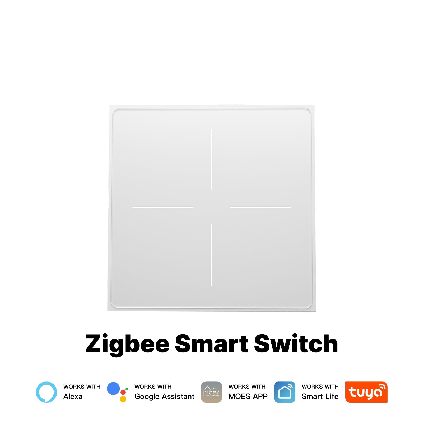 MOES Star Feather ZigBee Smart Wall Switch