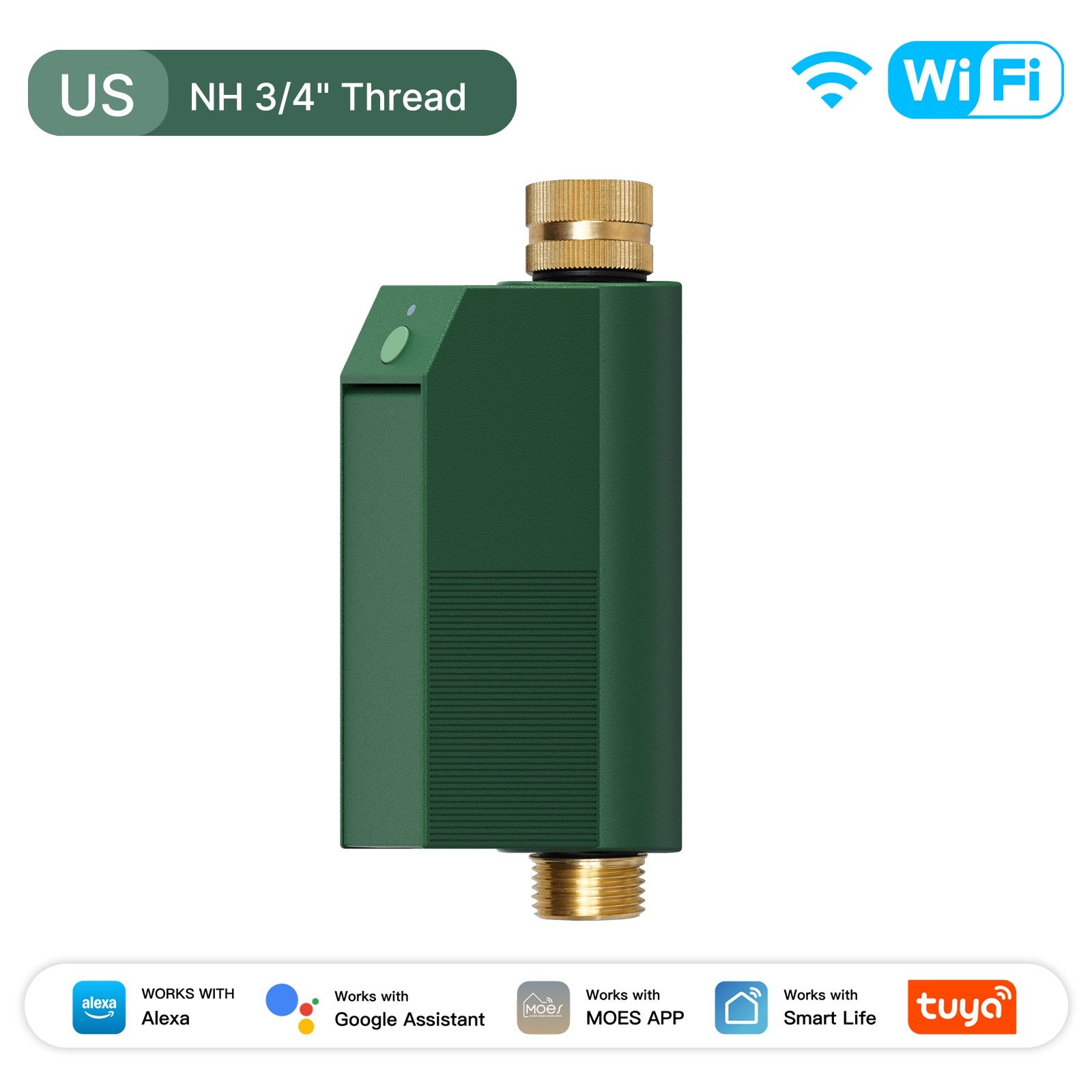 MOES WT601 WiFi Smart Water Timer with Flow Meter