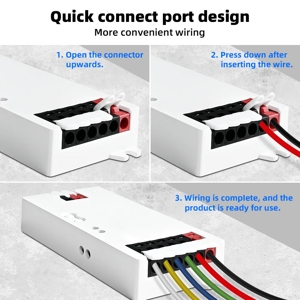 DOMRAEM ESP32 WLED 5-in-1 LED Strip Controller with UART