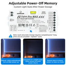 Zigbee Pro MAX Smart LED Strip Controller with External 20A Pluggable Fuse