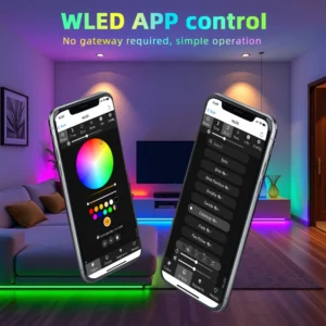 ESP32 WLED Addressable LED Strip Controller Ultra Thin 2CH