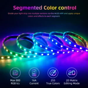 ESP32 WLED LED Strip Controller with Microphone