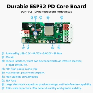 DOMRAEM DOM-WLE-10P ESP32 WLED LED Strip Controller