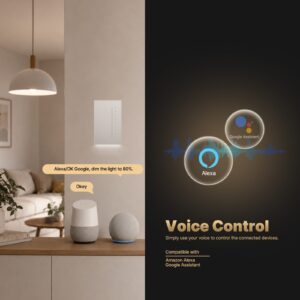MOES Star Feather Series Smart Zigbee Dimmer Switch