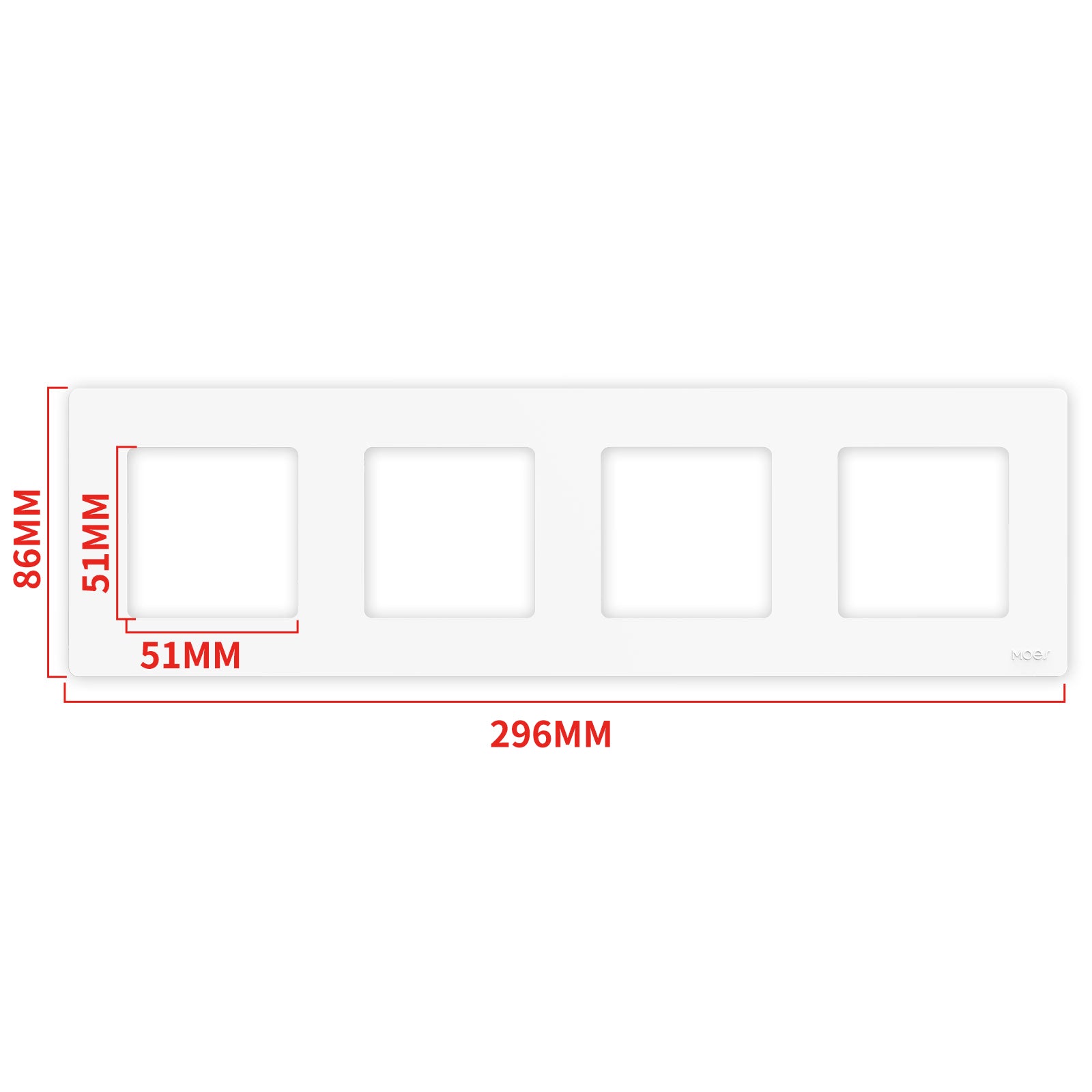 MOES Star Ring Wall Switch Replacement Faceplate Panel