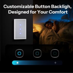 SONOFF TX Gen2 T6 Smart Touch Wall Switch 120 Type